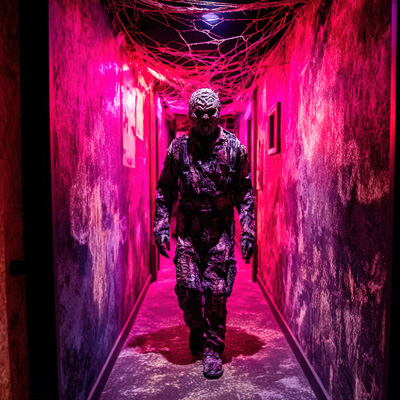 Actor in hallway